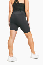 mono b biker shorts black