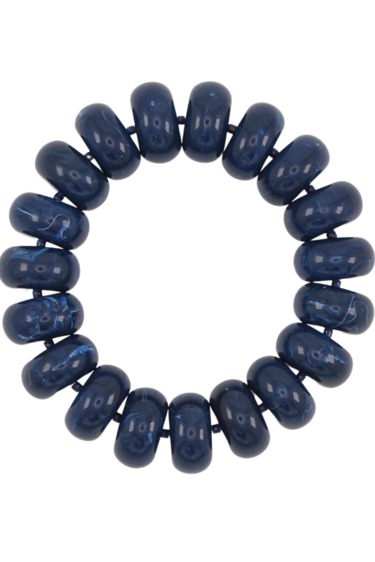 Navy blue beaded bracelet