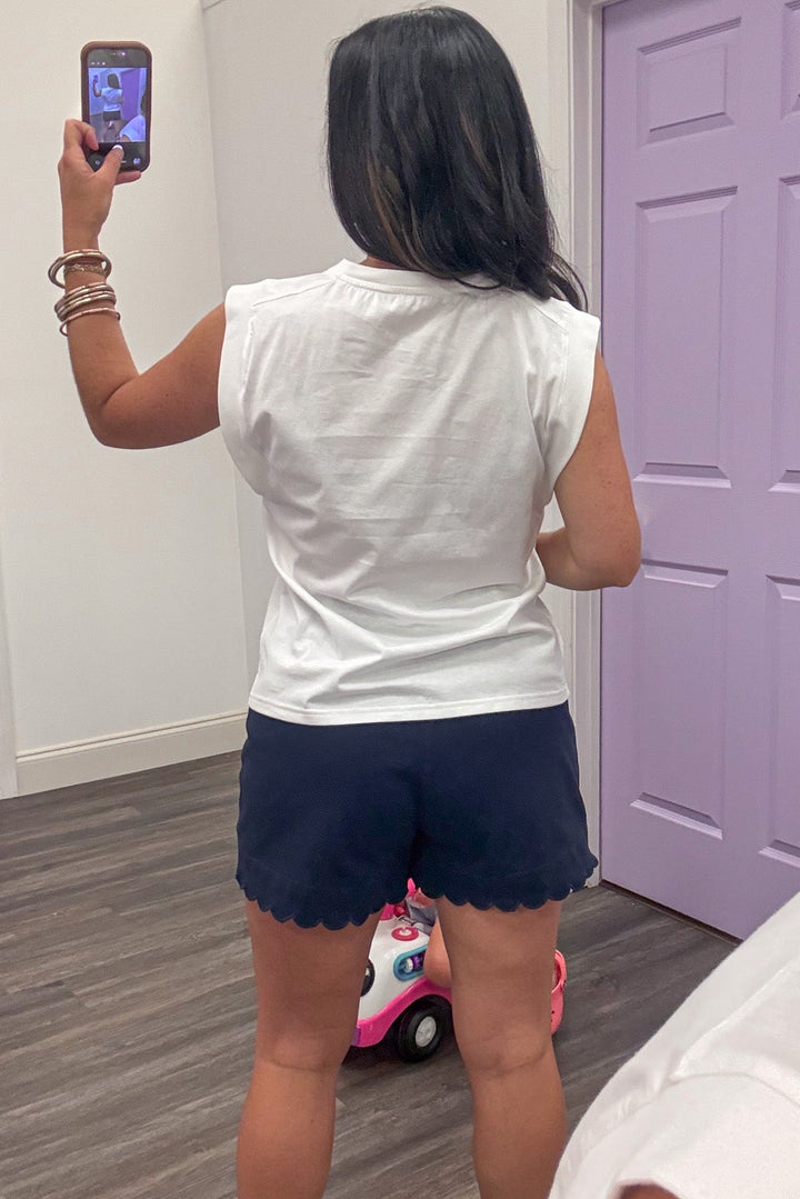 off white ocean breeze summer beachy cotton graphic tee