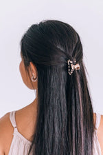 Teleties Blonde Tortoise Tiny Open Hair Clip