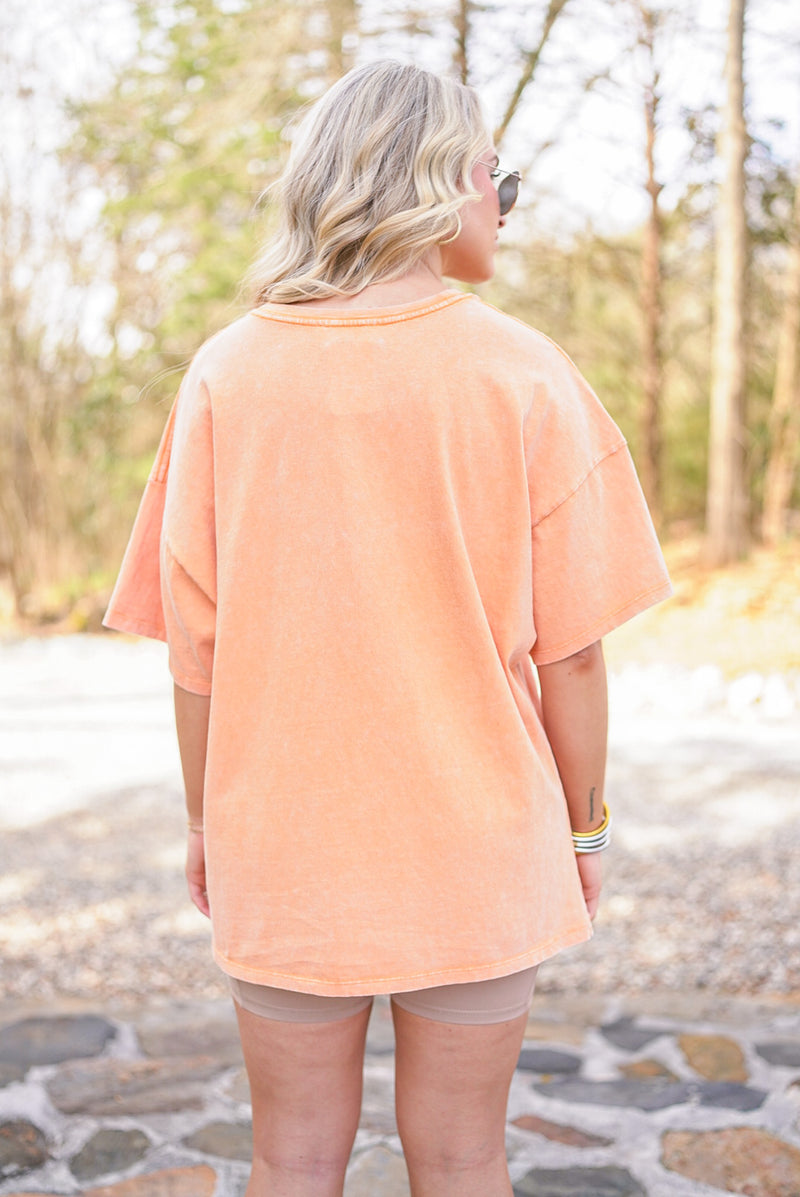 oversized tee to wear with biker shorts