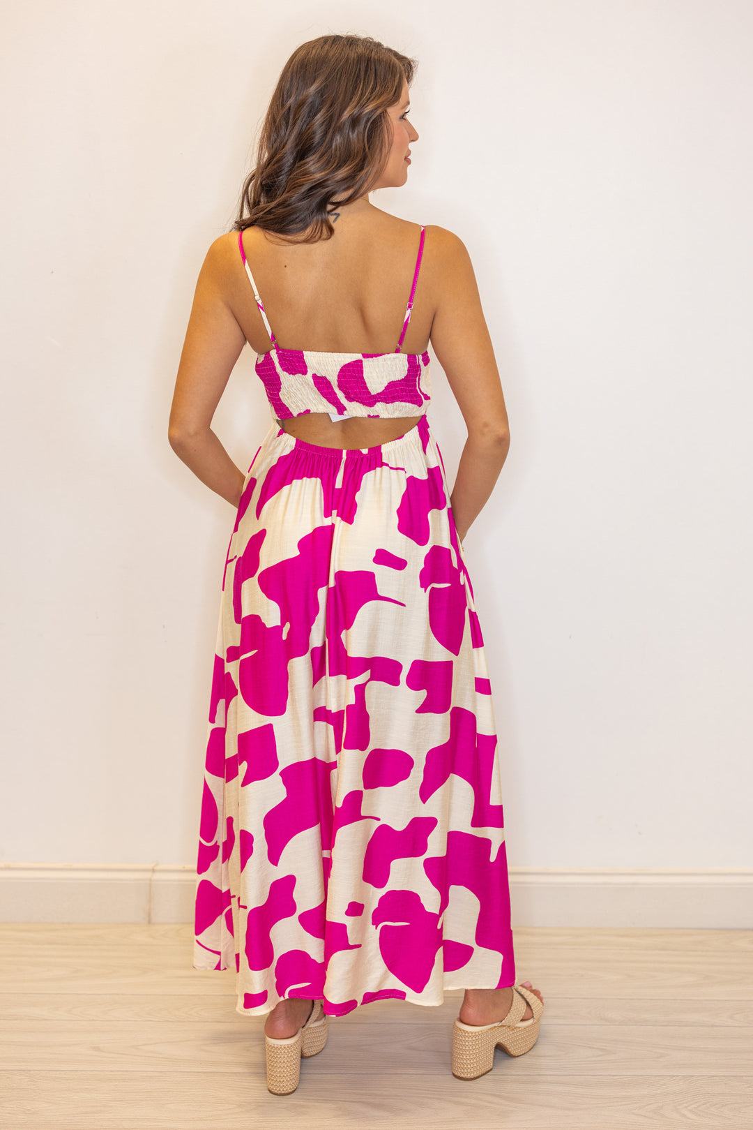 Fuchsia Pink Floral Print Maxi Dress | Purple Door | Commerce GA Purple Door Boutique Fuchsia Pink Floral Print Maxi Dress | Purple Door | Commerce GA Purple Door Boutique