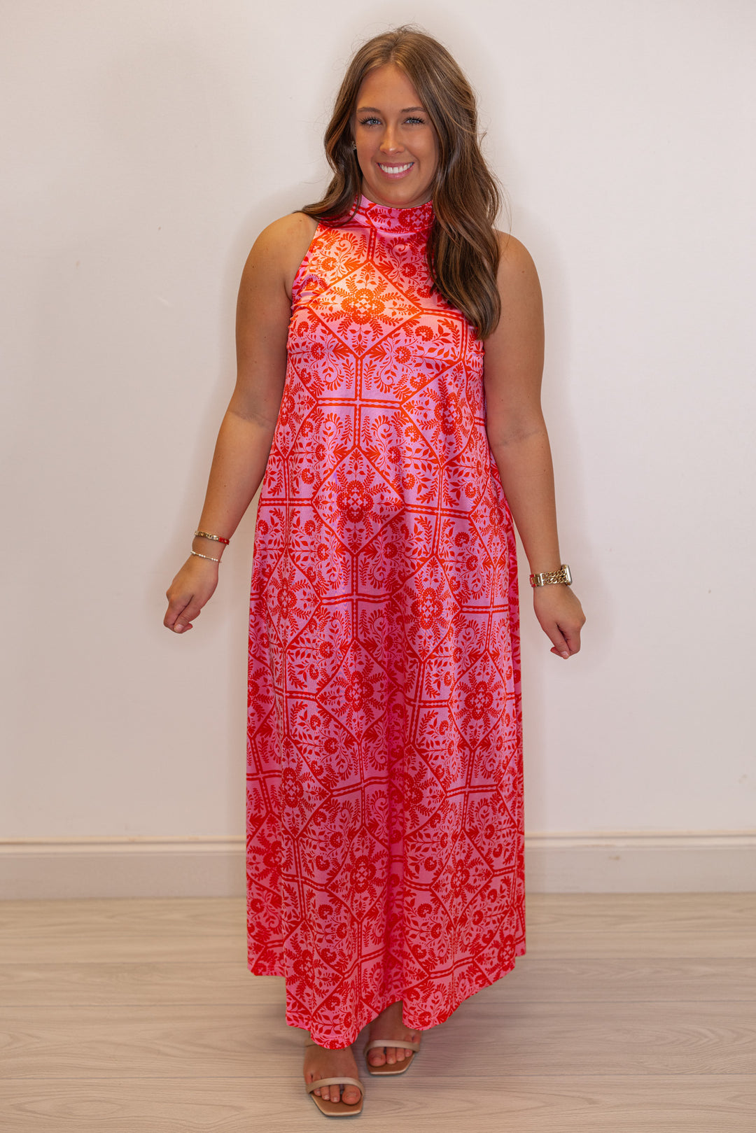 Karlie Floral Mock Halter Maxi Dress | Fast Shipping From GA Purple Door Boutique Karlie Floral Mock Halter Maxi Dress | Fast Shipping From GA Purple Door Boutique