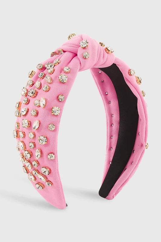 pink rhinestone headband