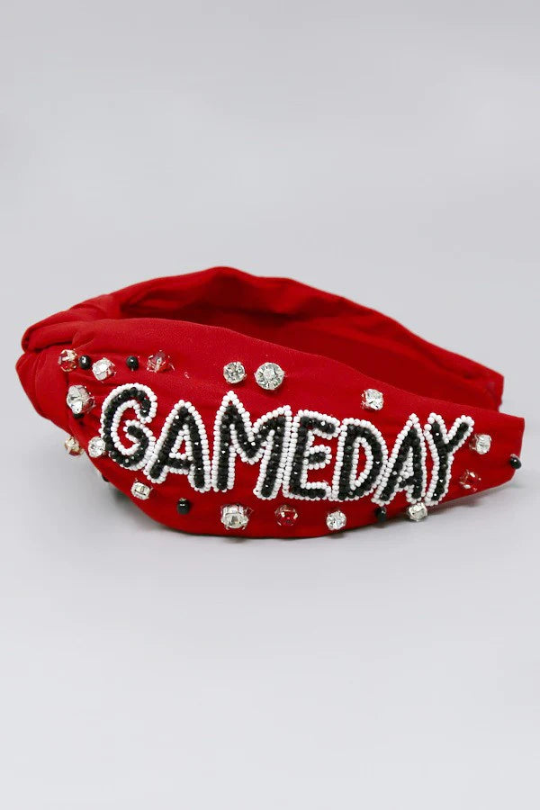 red gameday headband