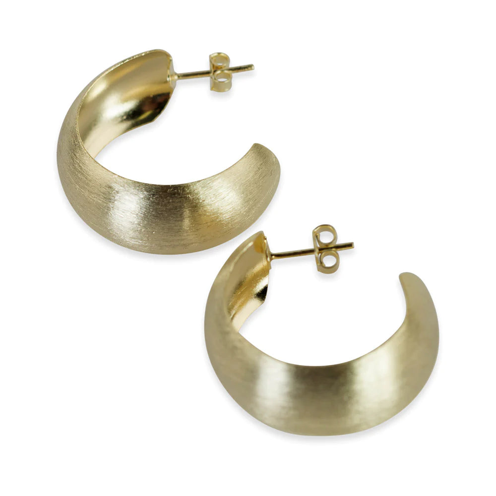 SHEILA fajl monica gold hoop earrings
