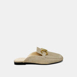 shu shop andromeda slide loafers gold 