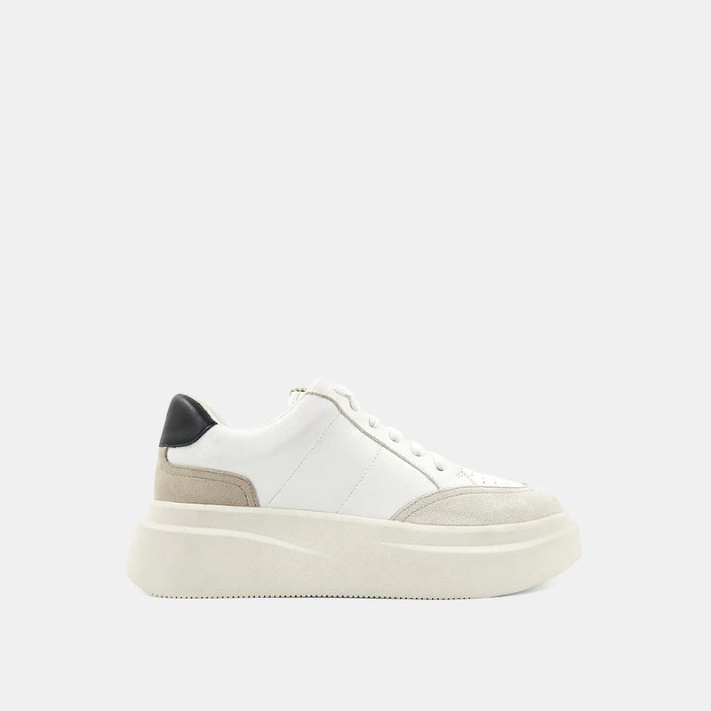 shu shop skylar white platform sneakers