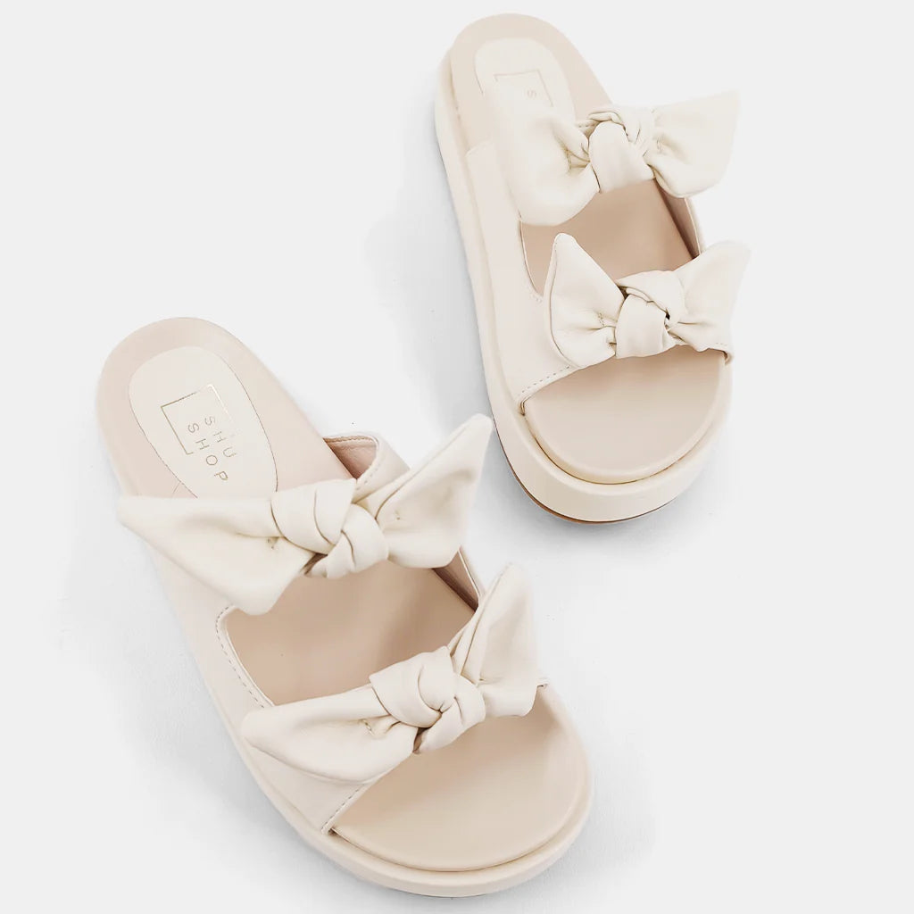 shu shop kiki bow flatform sandals