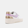 shu shop metallic pink platform sneakers