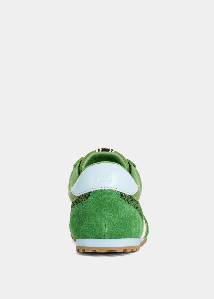 shushop mesh green sneakers back
