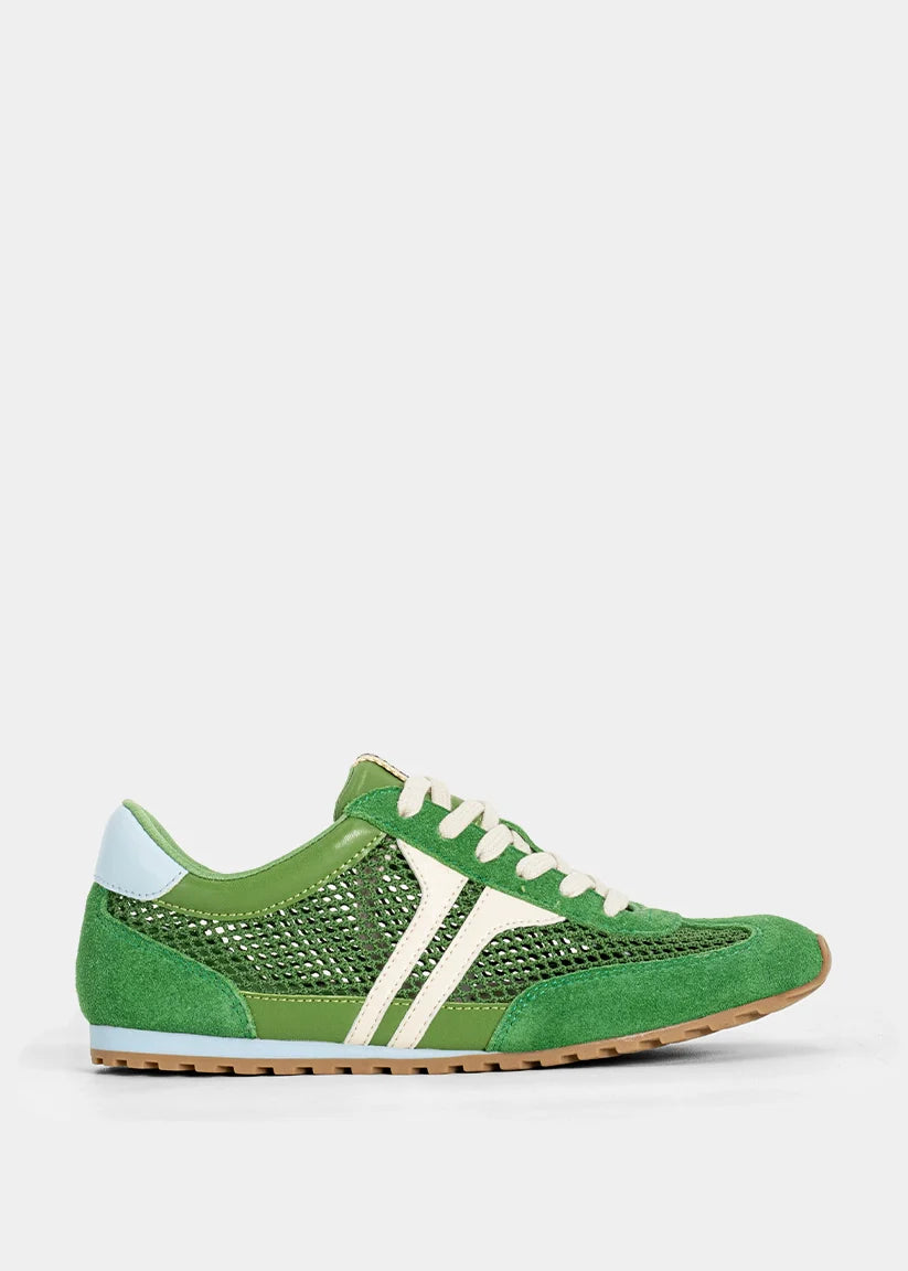 shushop green mesh green sneakers