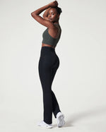 spanx booty boost flare leg pants black