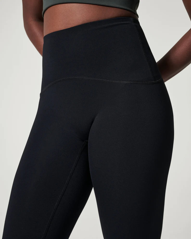 Spanx Booty Boost Yoga Pants Very Black, Purple Door Boutique