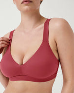 spanx lined bra wild rose