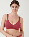 spanx lined bra wild rose