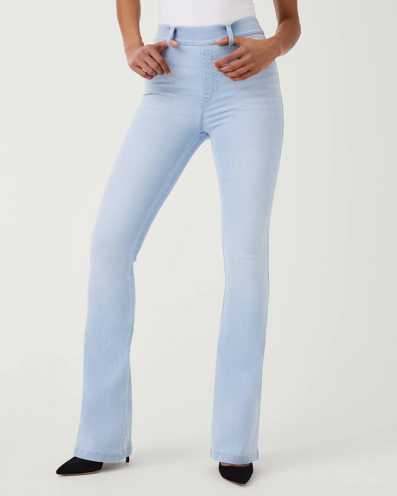 Spanx high rise skinny jeans in light wash