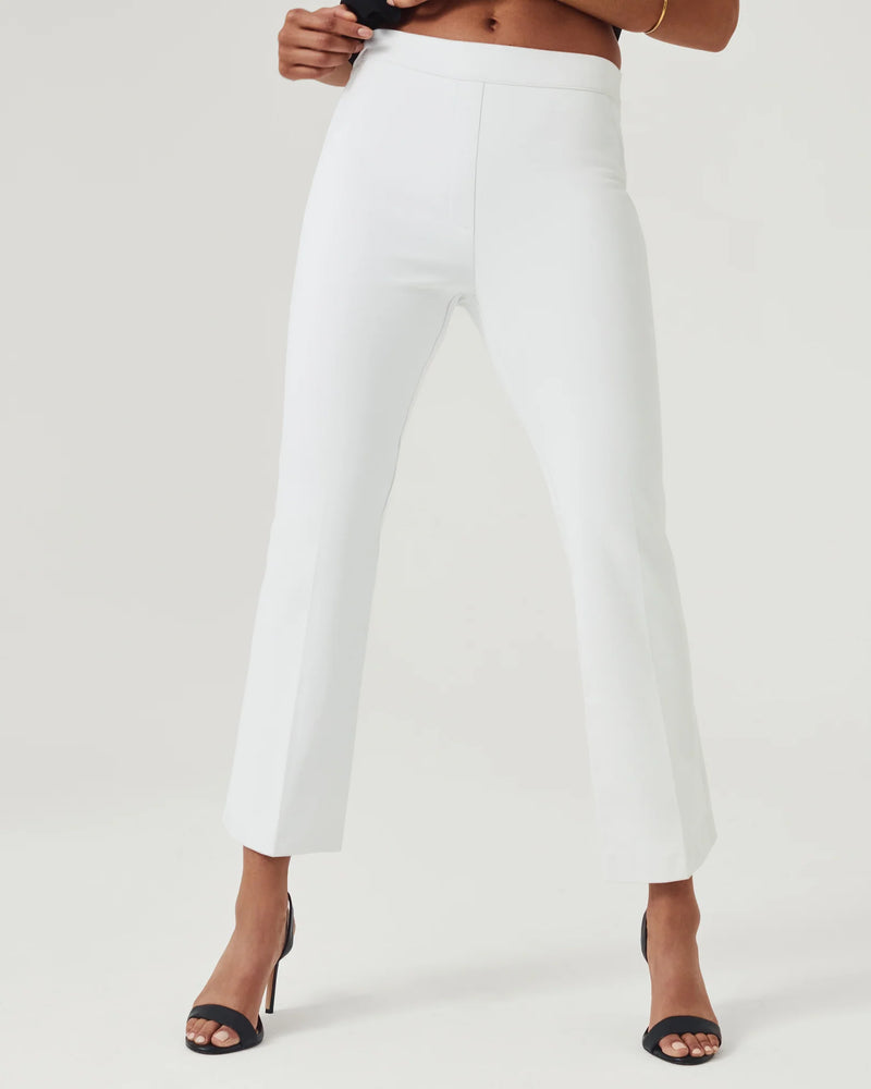 Spanx Flare Pants In White, Purple Door Boutique
