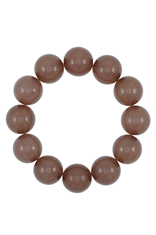 taupe beaded bracelet