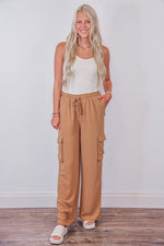 taupe cargo pants women's