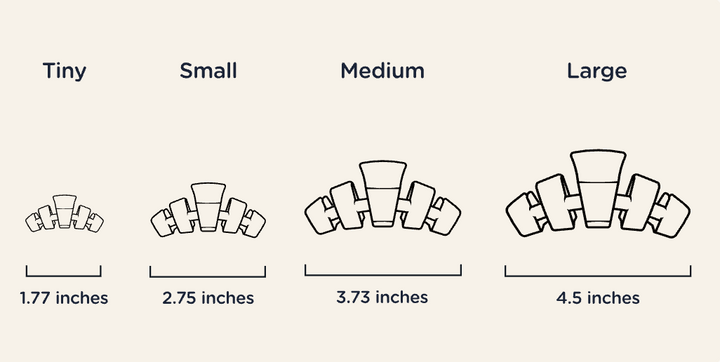 teleties toasted hair claw clip