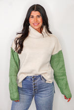 free people dupe colorblock sweater
