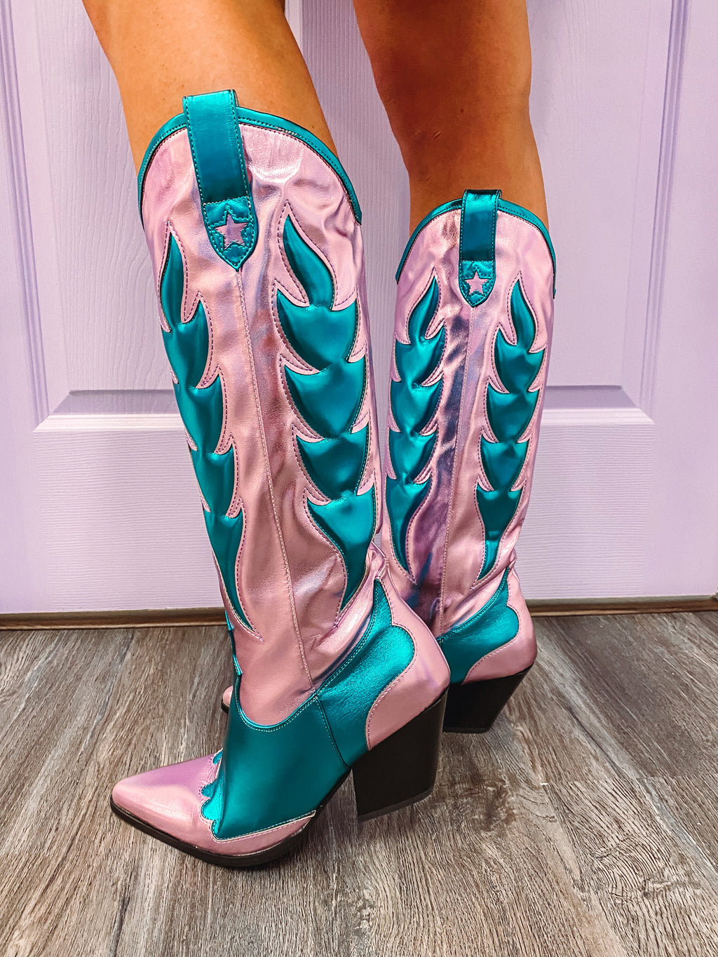 turquoise western cowboy boots
