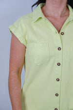 lime twill every day casual dress