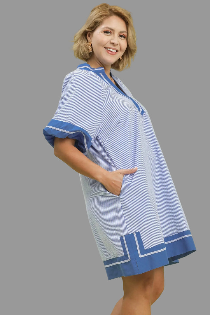 umgee plus size blue dresses