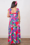 umgee tropical flowy maxi dress