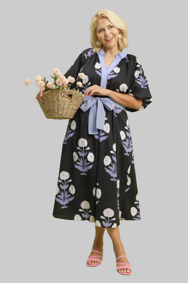 womens plus size spring midi dresses