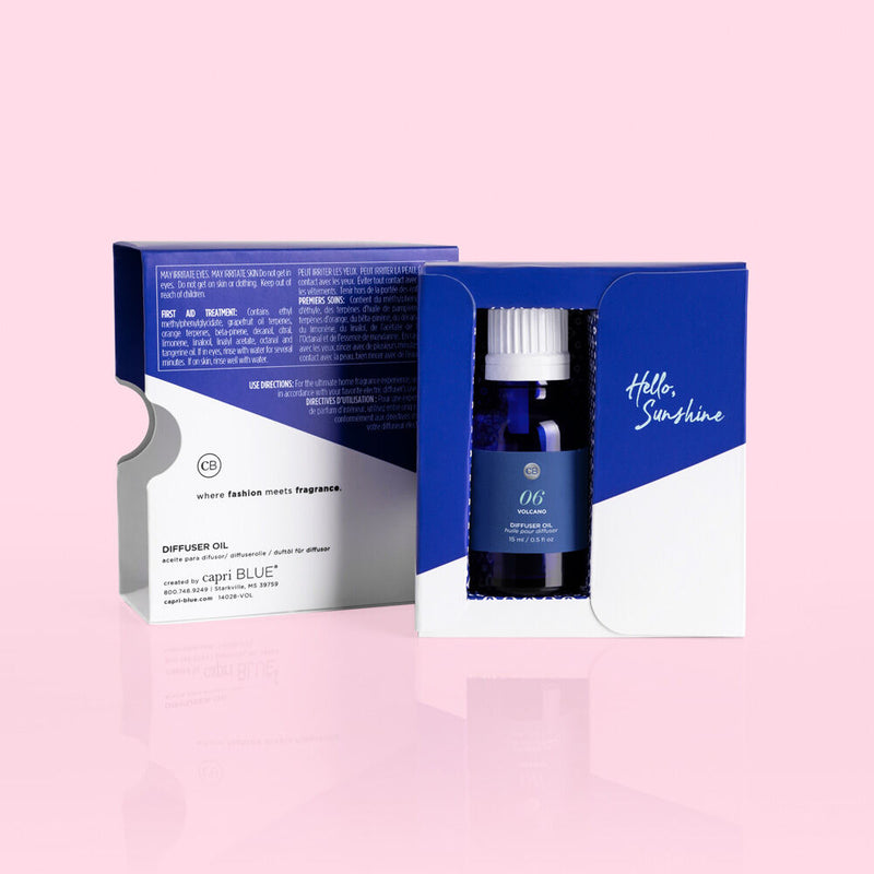 volcano diffuser oil capri blue
