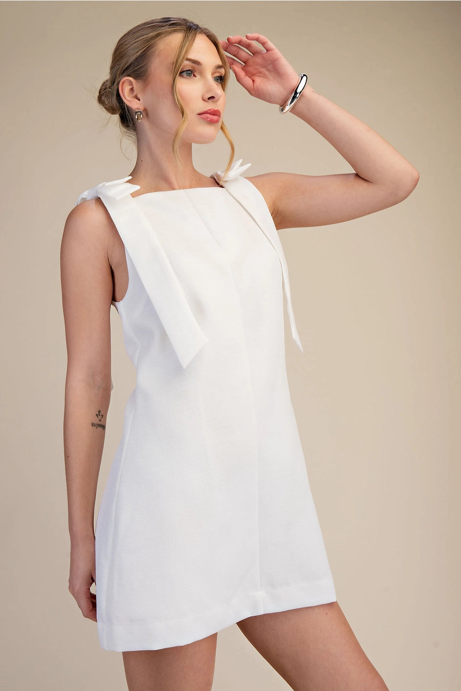 Women's White Mini Dress