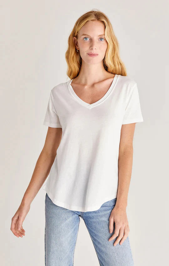 z supply modal white tee