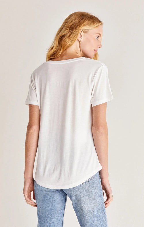 z supply modal white tee