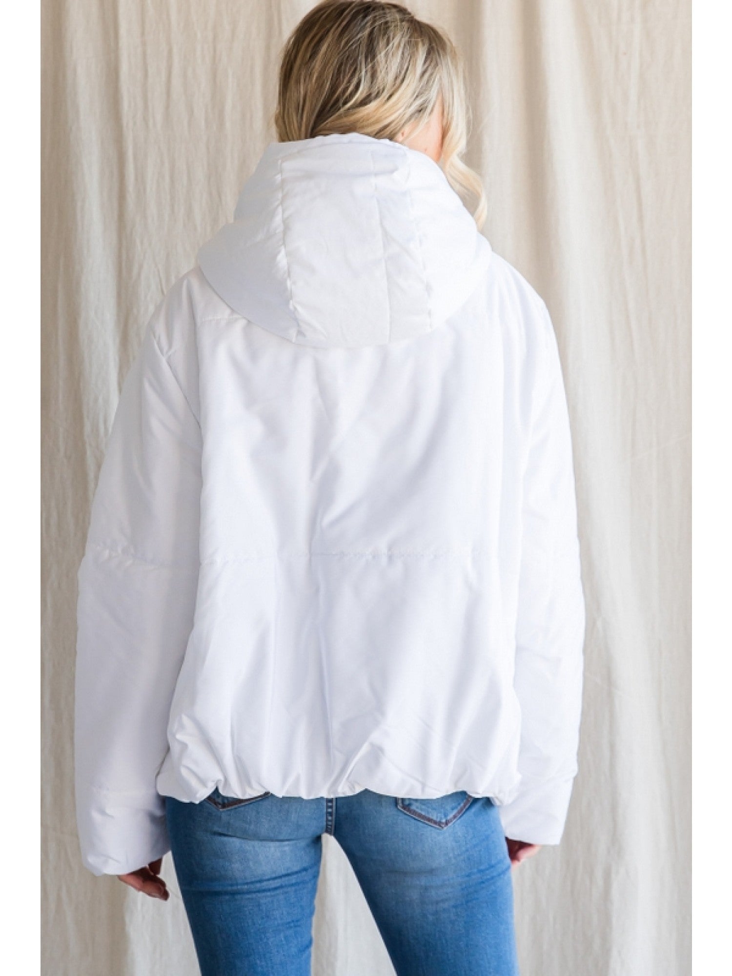 White Puffer Jacket | Purple Door Boutique | JODIFL