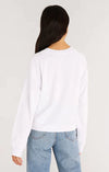 z supply white raglan pullover