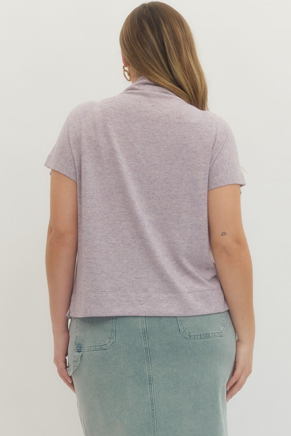 women's plus size spring tops side slits