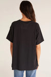 z supply black oversized tee