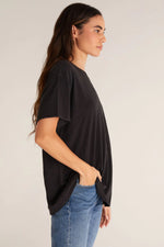 z supply black oversized tee