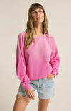 z supply washed ashore pink sweatshirt