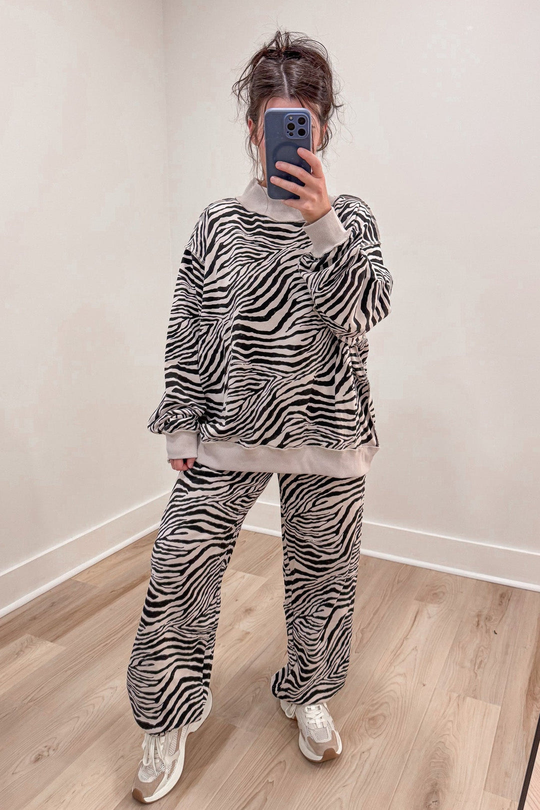 bucketlist zebra print jogger pants