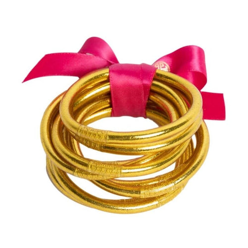 BuDha Girl Gold All Weather Bangle Bracelets