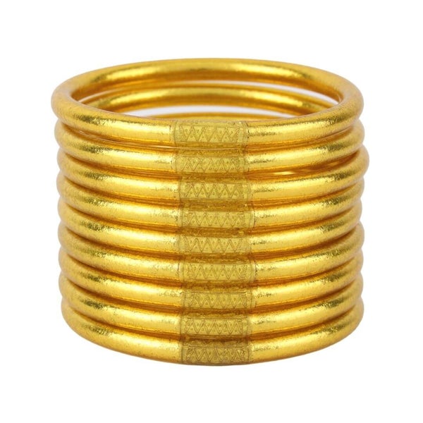 BuDha Girl Gold All Weather Bangle Bracelets