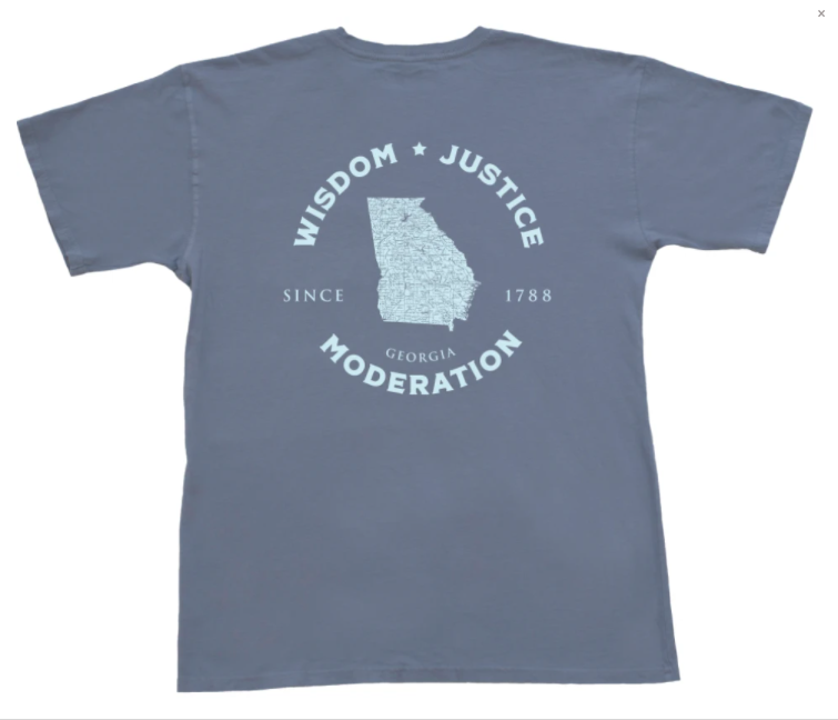 peach state pride georgia motto t shirt