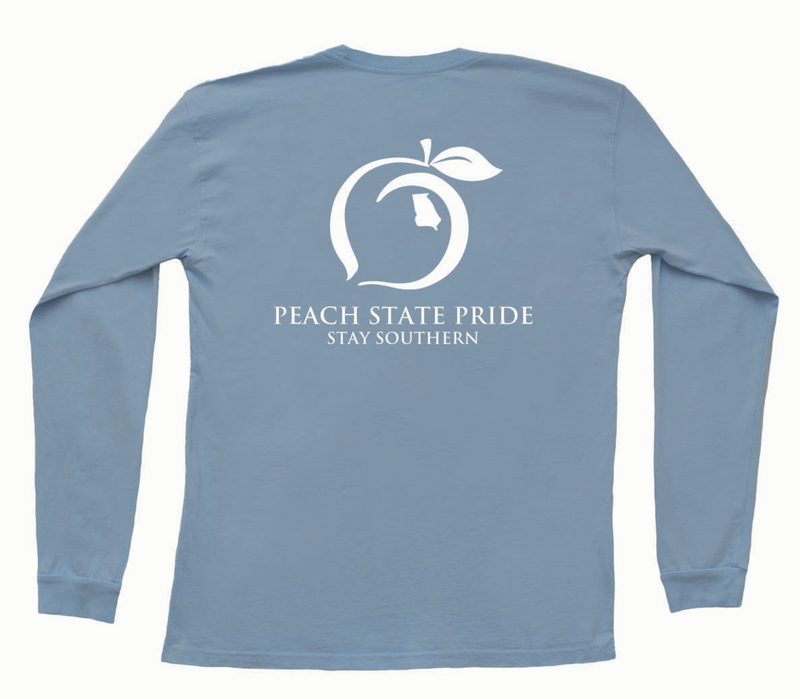 peach state pride classic stay southern tshirt
