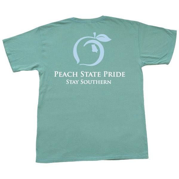 peach state pride classic stay southern tshirt