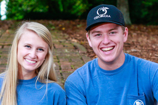 Peach State Pride 'Trucker Hat' in Navy