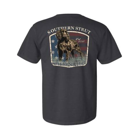 southern strut boykin spaniel t shirt