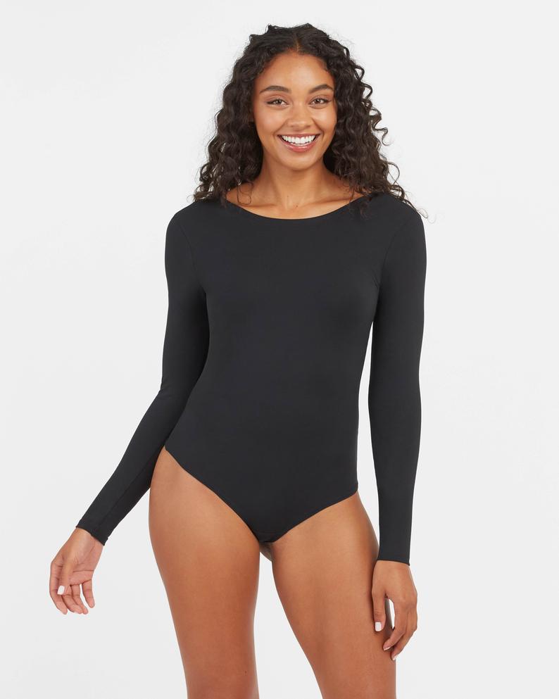 Spanx SUIT YOURSELF LONG SLEEVE THONG BODYSUIT - Body - classic